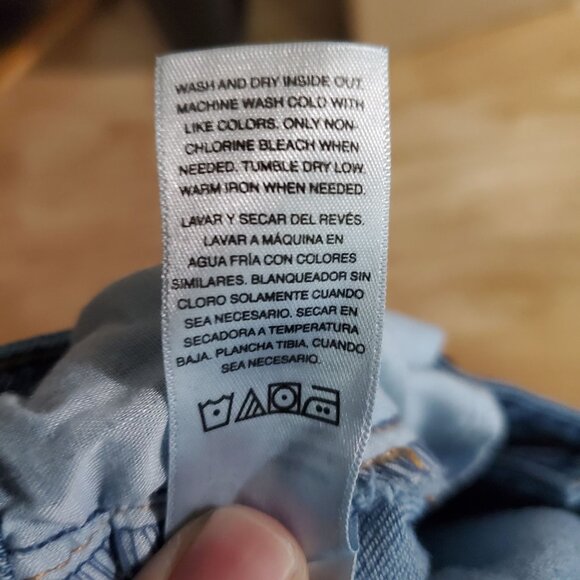 Scoop Jeans Womens 14 Blue Retro Trouser Patch Pockets Cotton Blend - Picture 13 of 14